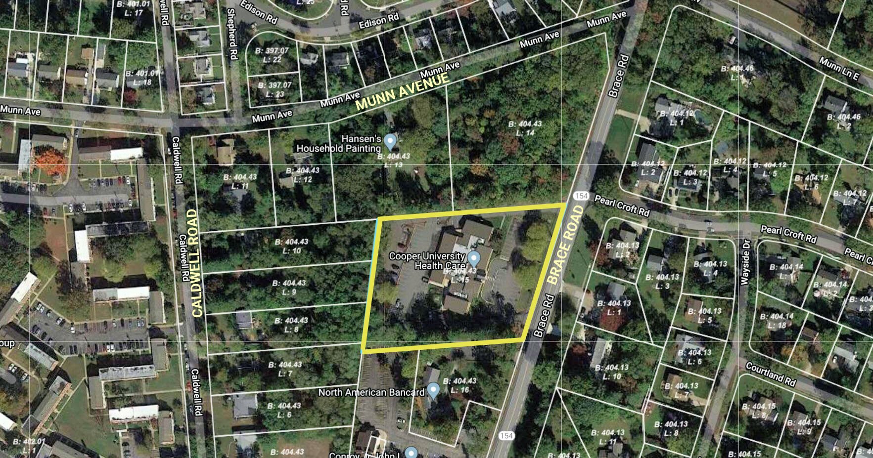 COOPER HEALTH ROWAN MAP BRACE ROAD